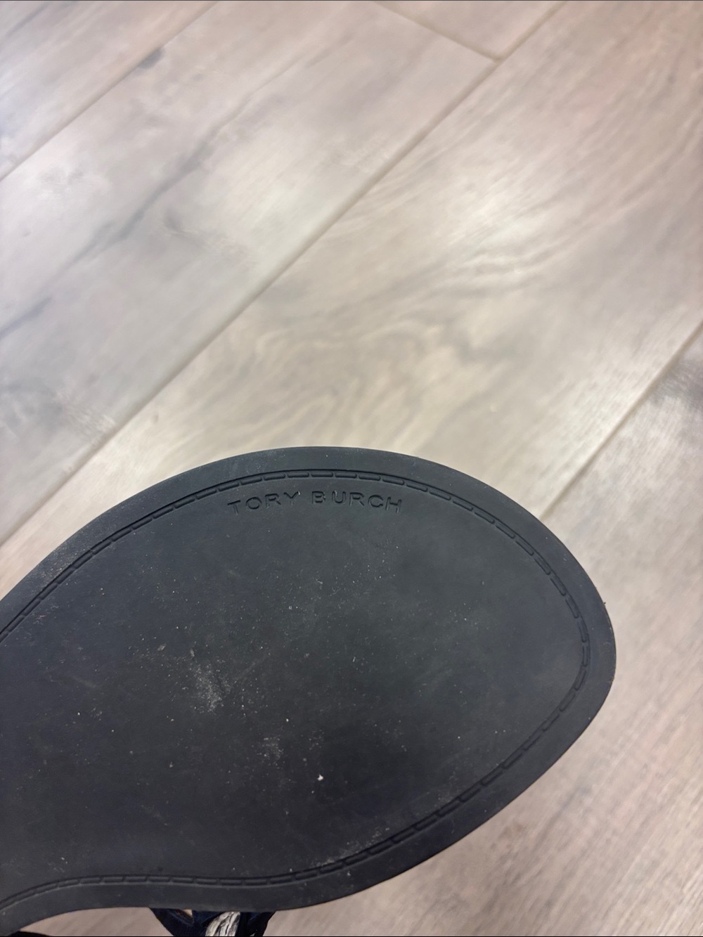 Tory Burch Snake-Print Miller Thong Sandals - Picture 7 of 11